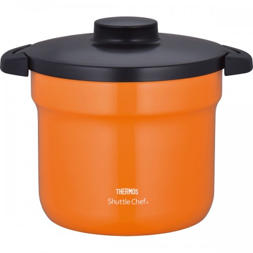 サーモス　真空保温調理器　シャトルシェフ（19．5cm・4．3l） (オレンジ)