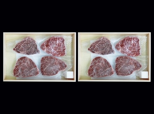 神戸牛ミニステーキ 牛モモ280g(4枚入)×2【ご自宅用】