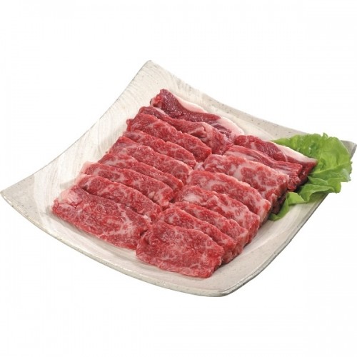 九州産黒毛和牛 カルビ(バラ)焼肉用(300g)【目録】